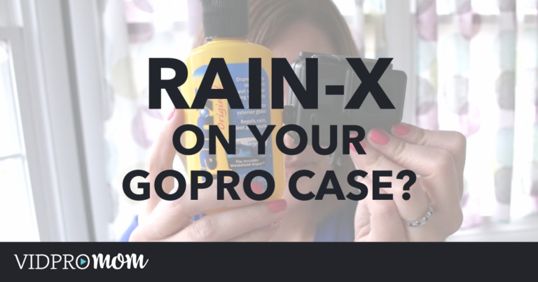 Rain-X on your GoPro case – WHY? (and does it work?)